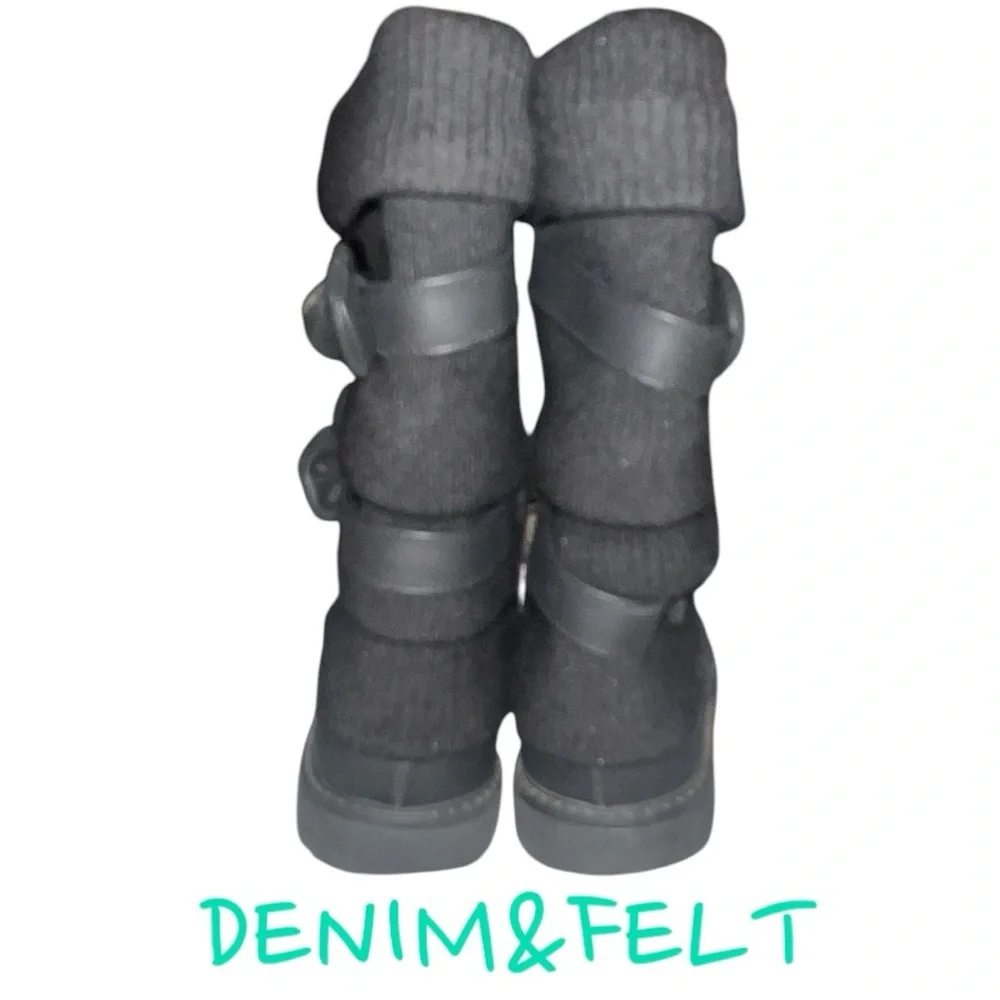 Dream Pairs Girl's Winter Snow Boots w/ Faux Fur Lining & Bowknot Design | NEW🖤